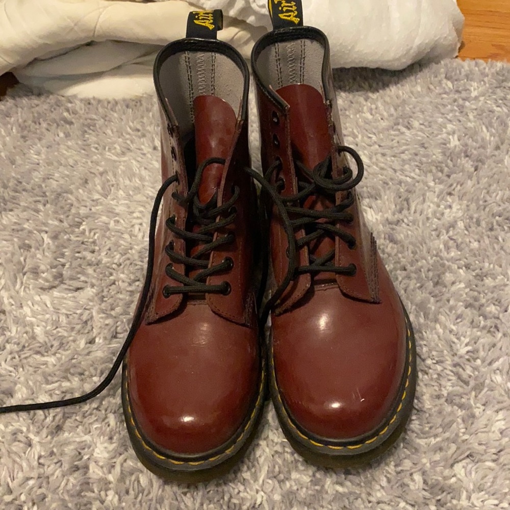 Airwair maroon boots